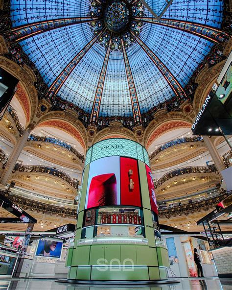 Prada and Galeries Lafayette Haussmann Paris 